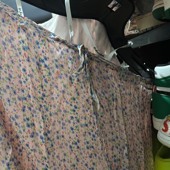 For Love & Lemons Phoebe Floral Puff Sleeve Dress - Picture 12 of 13